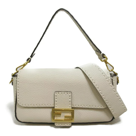 Fendi Handbags - Fendi Leather Two Way Shoulder Bag
